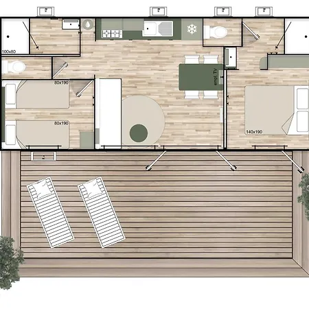 Le Clos Des Pins Camping Longeville-sur-Mer