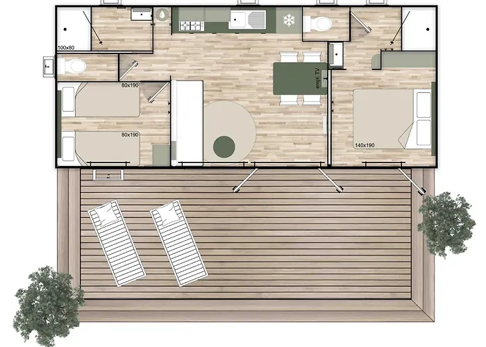 Le Clos Des Pins مكان تخييم لونجفيل-سور-مير